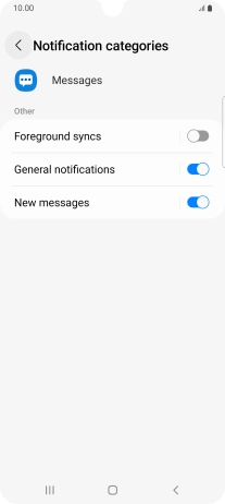 Press New messages. Press New messages.