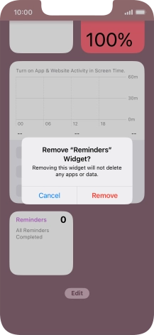 Press Remove. Press Remove.