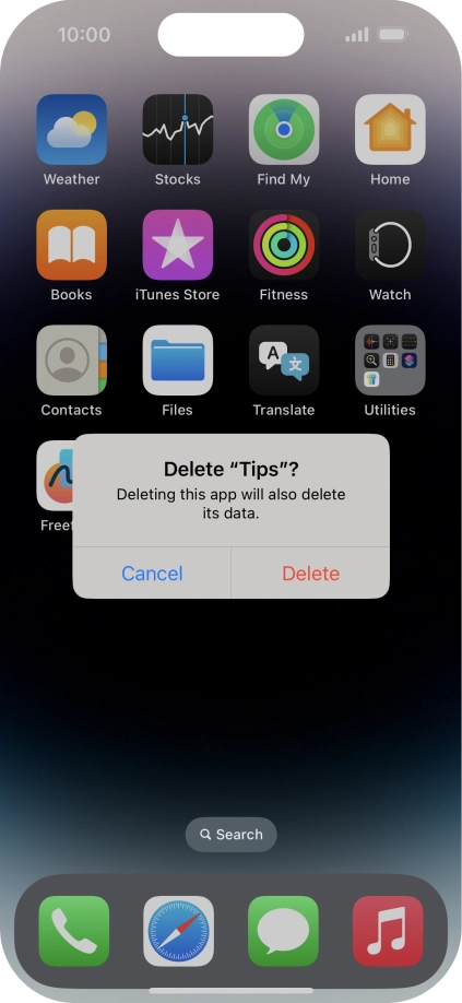 Press Delete. Press Delete.