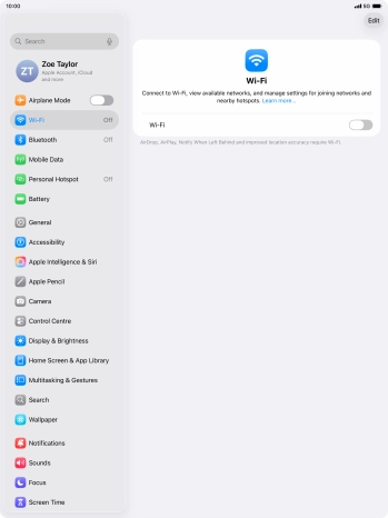 Press the indicator next to Press the indicator next to