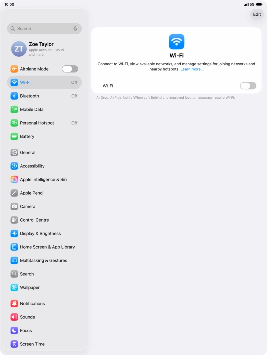 Press the indicator next to Press the indicator next to