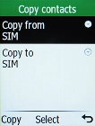 Select Copy to. Select Copy to.