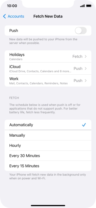 If you turn off the function, press the required setting. If you turn off the function, press the required setting.