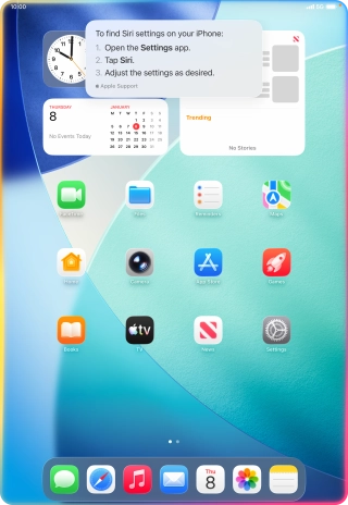 Ask questions about functions and settings on your tablet. Ask questions about functions and settings on your tablet.