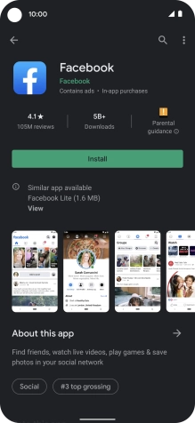 Press Install and follow the instructions on the screen to install the app. Press Install and follow the instructions on the screen to install the app.