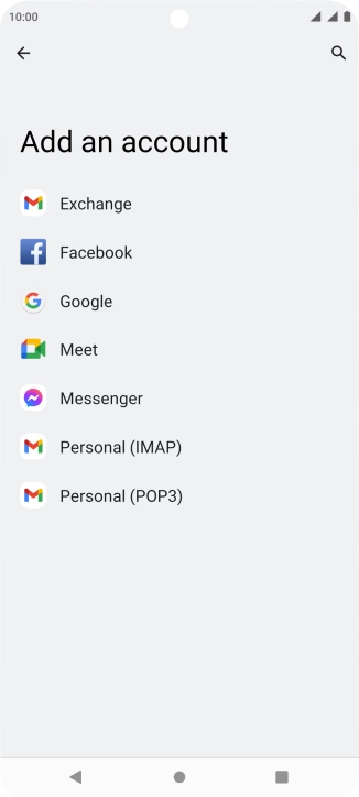 Press Google. Press Google.