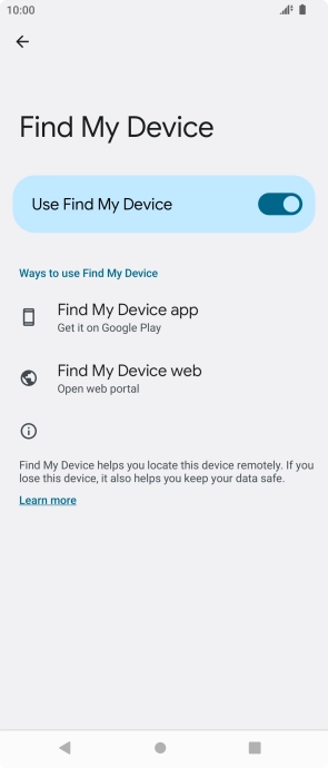 Press the Home key to return to the home screen. Press the Home key to return to the home screen.