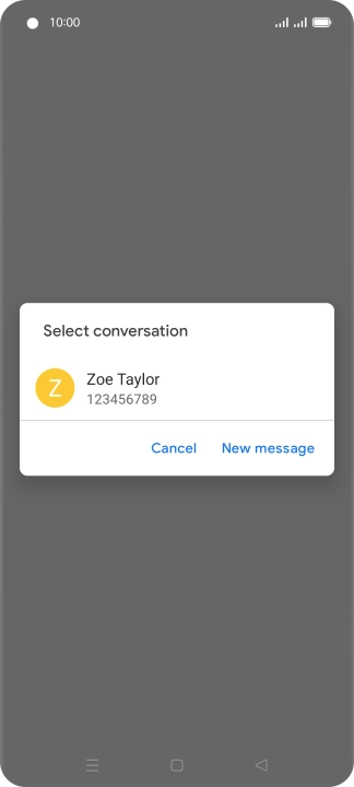 Press New message.