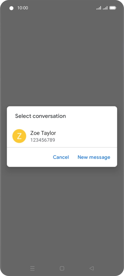 Press New message.