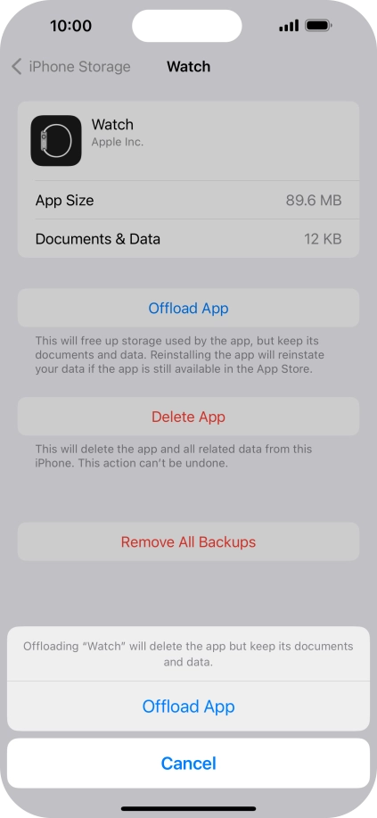 Press Offload App. Press Offload App.
