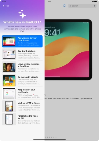 Slide your finger upwards starting from the bottom of the screen to return to the home screen.