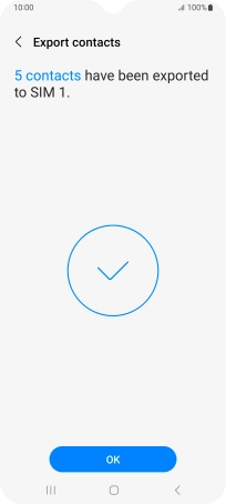 Press OK. Press OK.