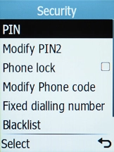 Select Modify Phone code. Select Modify Phone code.