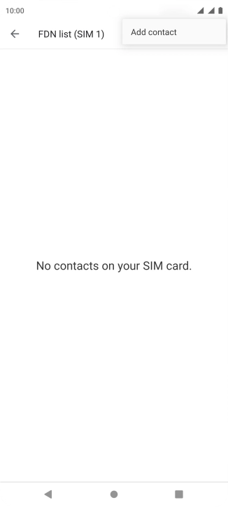 Press Add contact. Press Add contact.