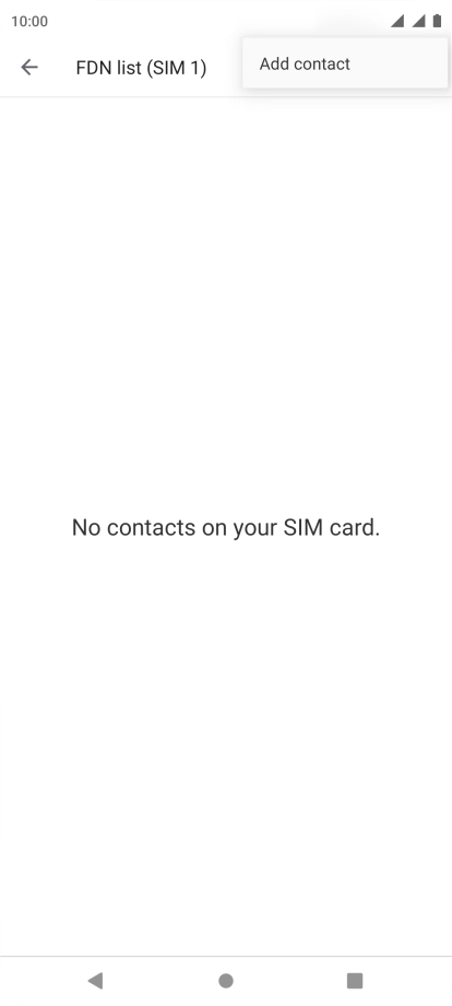 Press Add contact. Press Add contact.