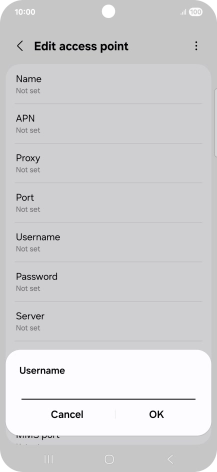 Key in wap and press OK. Key in wap and press OK.