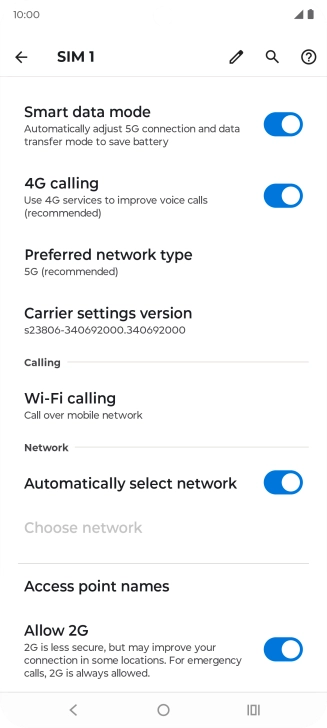 Press the indicator next to Press the indicator next to