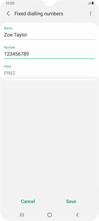 Press PIN2 and key in your PIN2. The default PIN2 is 1111. Press PIN2 and key in your PIN2. The default PIN2 is 1111.