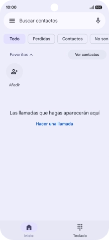 Pulsa el icono de menú. Pulsa el icono de menú.