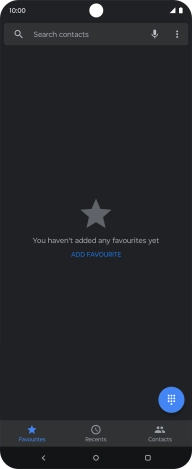 Press the menu icon.