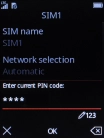 Key in your PIN and press the Navigation key. Key in your PIN and press the Navigation key.