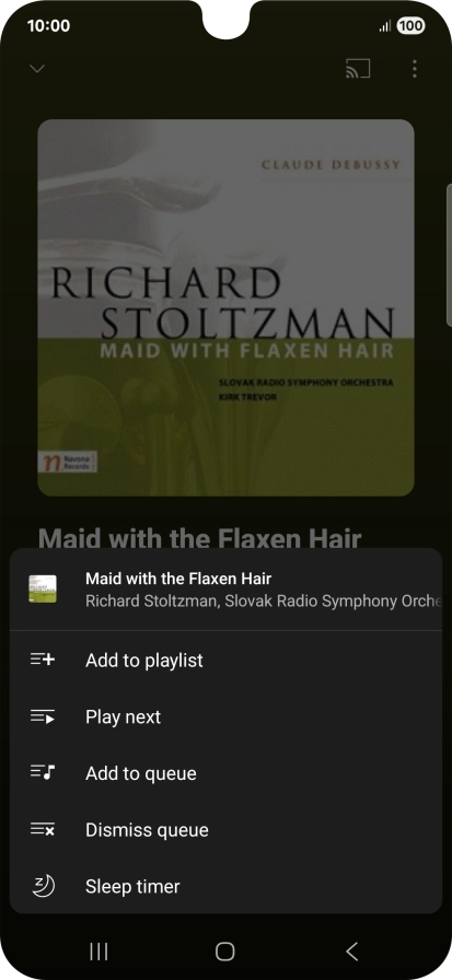 Press the add icon. Press the add icon.