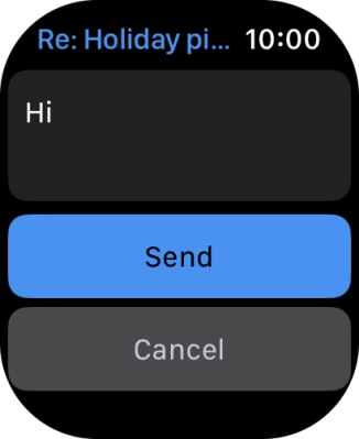 Press Send.