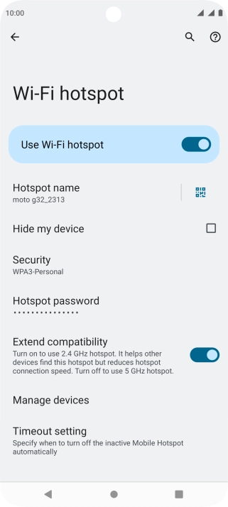 Press the Home key to return to the home screen.