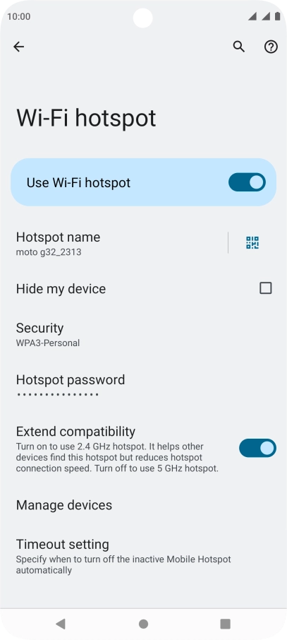 Press the Home key to return to the home screen.