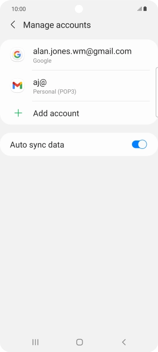 Press the Home key to return to the home screen.