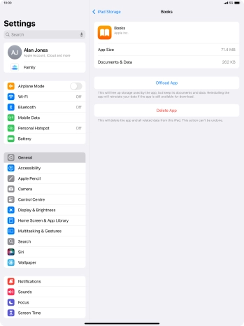 Press Offload App.