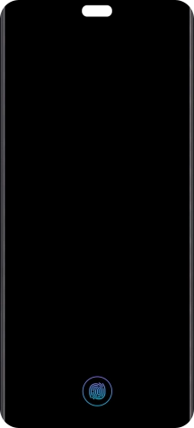 Place your finger on the fingerprint sensor to use the fingerprint sensor.