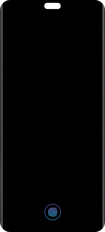 Place your finger on the fingerprint sensor to use the fingerprint sensor.