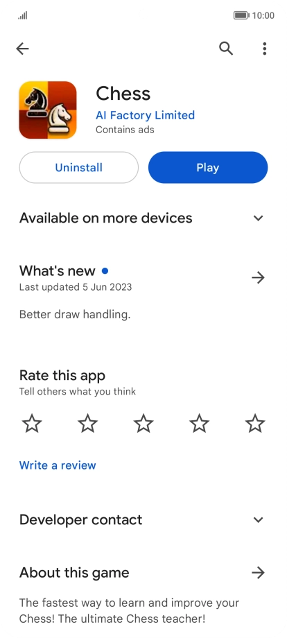 Press Uninstall. Press Uninstall.
