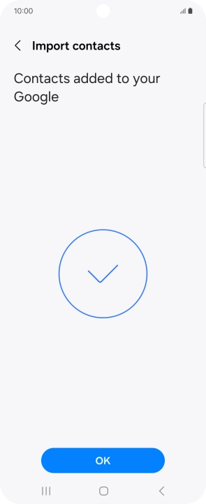 Press OK. Press OK.
