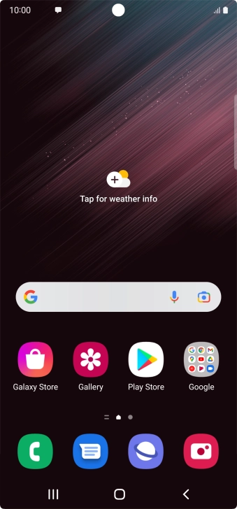 The text/picture message icon shows that you've received a new text or picture message.