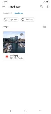 Press the required file. Press the required file.