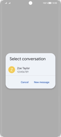 Press New message.