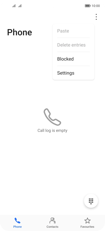 Press Settings. Press Settings.
