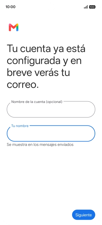 Pulsa Siguiente.