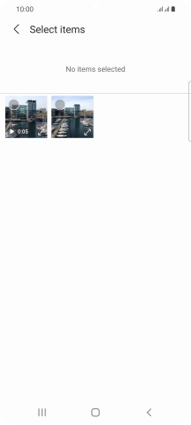 Press the required picture. Press the required picture.