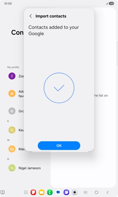 Press OK.