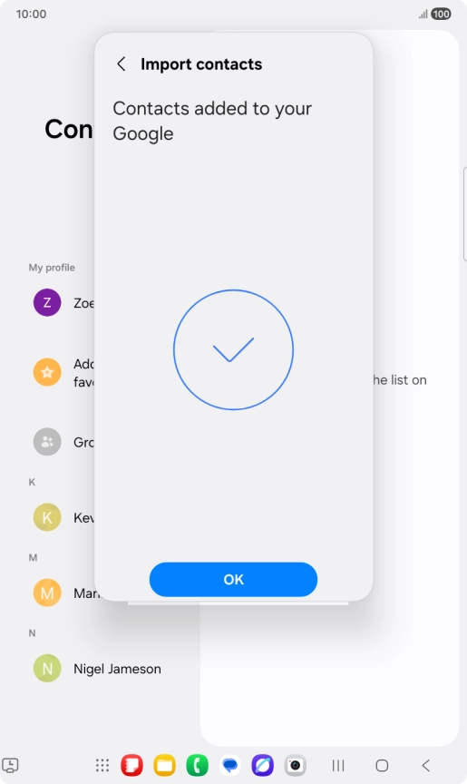 Press OK.