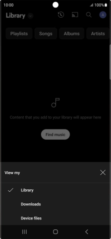 Press the required category and go to the required audio file. Press the required category and go to the required audio file.