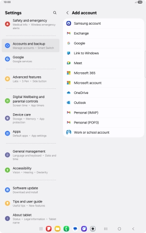 Press Google.