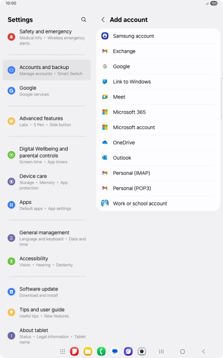 Press Google.