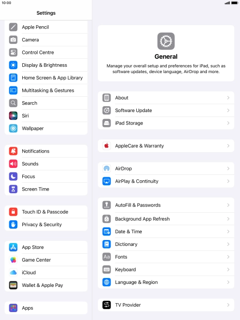 Press Touch ID & Passcode.