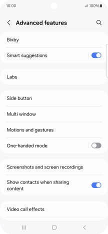 Press Bixby.