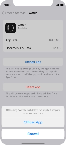 Press Offload App.