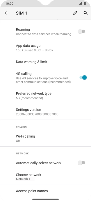Press the indicator next to Press the indicator next to
